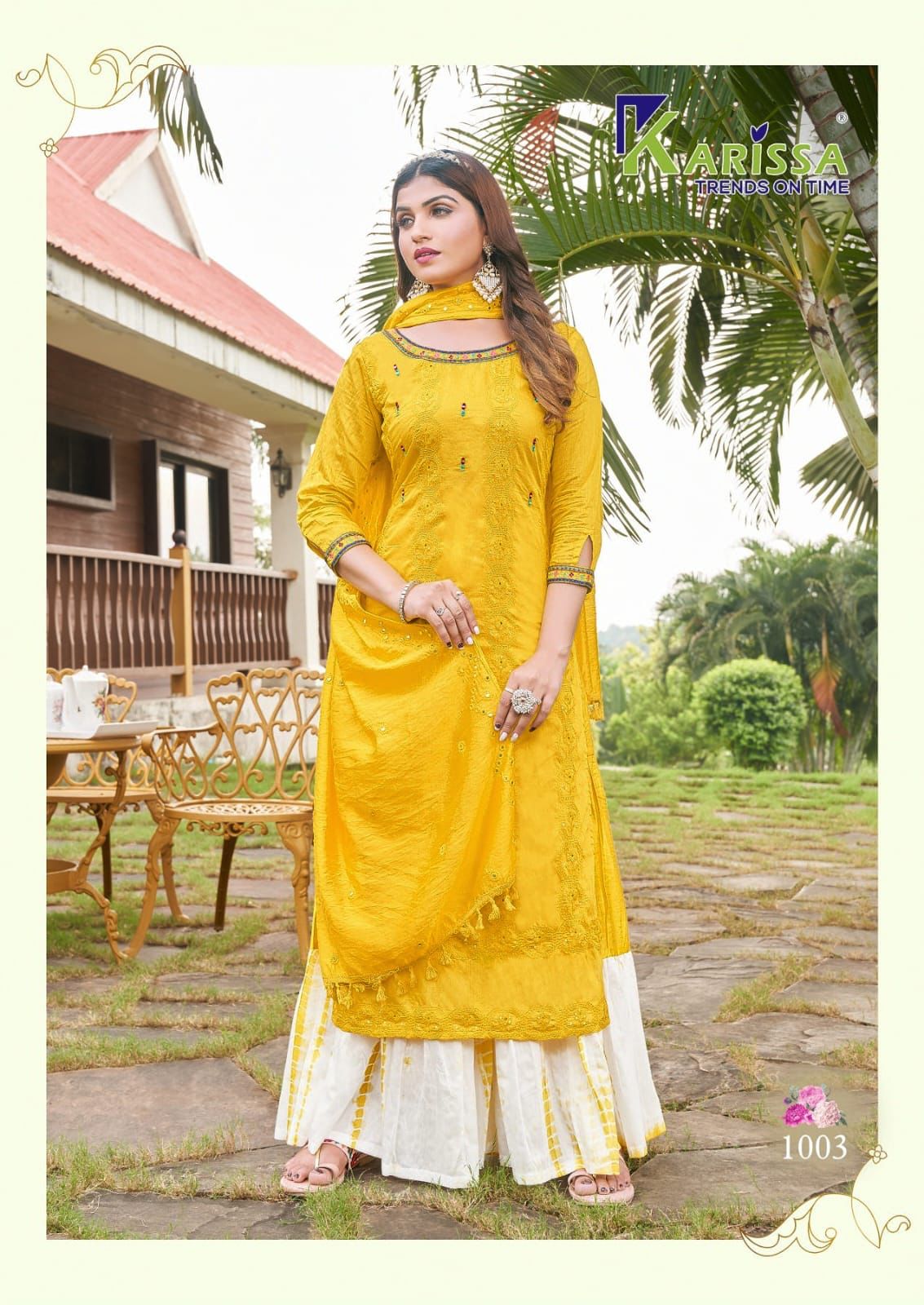 Karissa Shagun Festive Wear Wholesale Readymade Sharara Suits